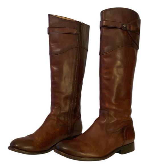 frye molly button leather boot